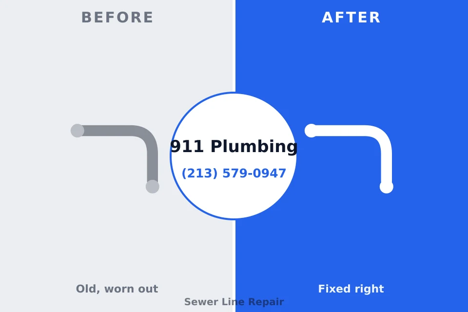 Before and after: plumbing company Frankfort, IN